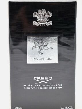 Creed Aventus Black and Silver Box